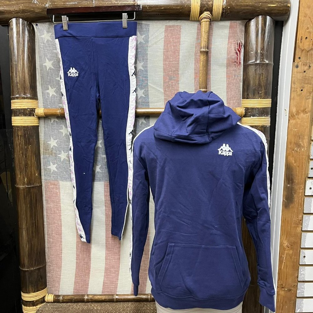 Nwot Kappa 2 Piece Set Hoodie Trouser And Legging